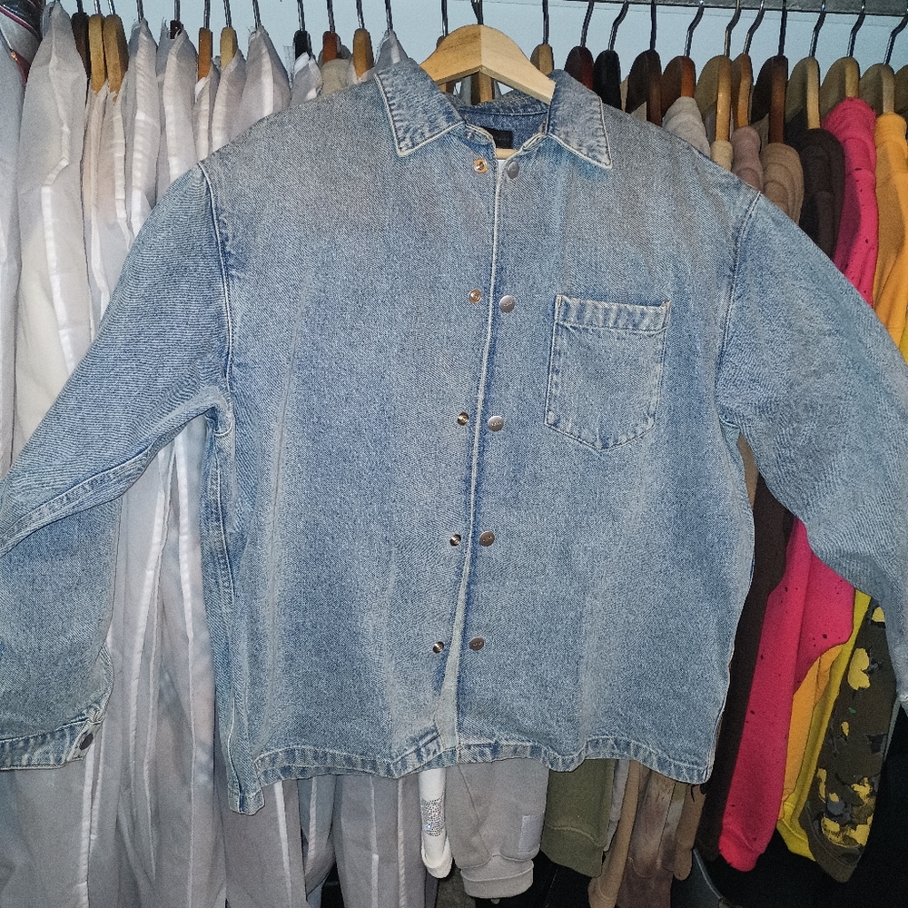 Purple Denim Jacket.